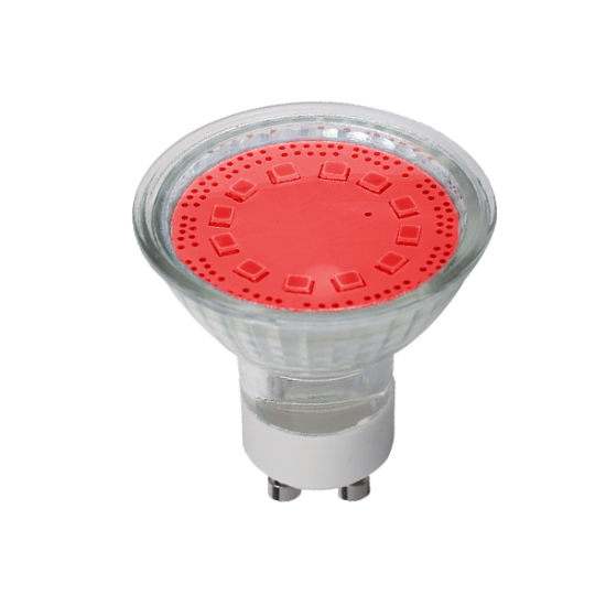 BEC CU LED SMD2835 3W GU10 230V 3000 ROSU BEC CU LED SMD2835 3W GU10 230V 3000 ROSU