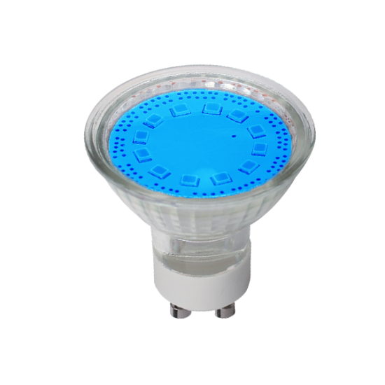 BEC CU LED SMD2835 3W GU10 230V 3000 ALBASTRU BEC CU LED SMD2835 3W GU10 230V 3000 ALBASTRU
