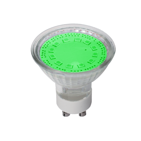BEC CU LED SMD2835 3W GU10 230V 3000 VERDE BEC CU LED SMD2835 3W GU10 230V 3000 VERDE