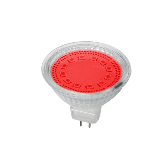 BEC CU LED MR16 SMD2835 3W G5.3 12V 3000 ROSU BEC CU LED MR16 SMD2835 3W G5.3 12V 3000 ROSU