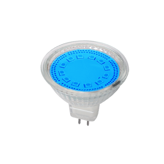 BEC CU LED MR16 SMD2835 3W G5.3 12V 3000 ALBASTRU BEC CU LED MR16 SMD2835 3W G5.3 12V 3000 ALBASTRU