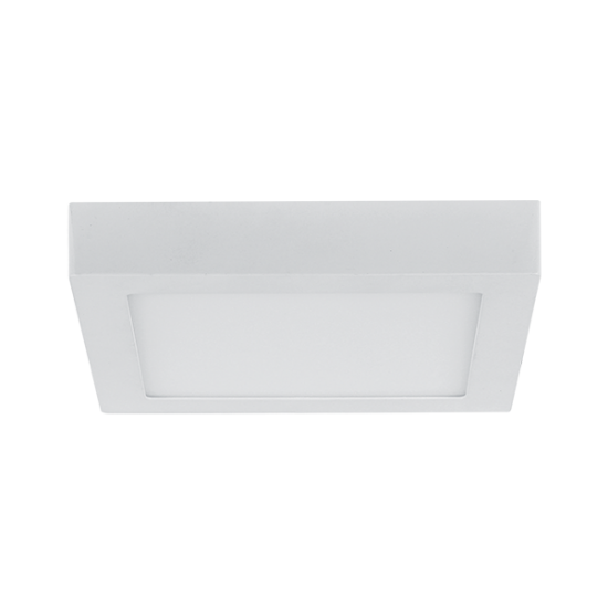LED PANEL PATRAT MONTAJ APARENT 18W 2700K 220/220MM+KIT EMERGENTA