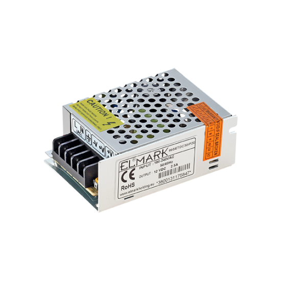 TRANSFORMATOR PENTRU BANDA LED SETDC36 36W 230AC/12VDC IP20 TRANSFORMATOR PENTRU BANDA LED SETDC36 36W 230AC/12VDC IP20