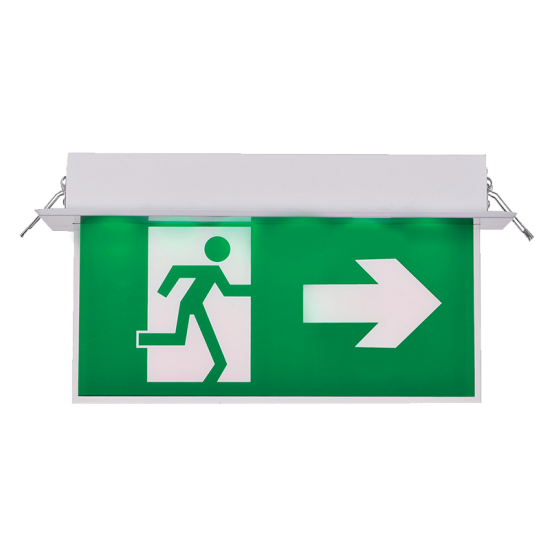 AL3117 -LAMPA EXIT SAGEATA IN LATERAL / PLASTIC AL3117 -LAMPA EXIT SAGEATA IN LATERAL / PLASTIC