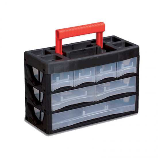 PLASTIC ORGANIZER WITH DIVIDERS 3x11 SECTIONS PLASTIC ORGANIZER WITH DIVIDERS 3x11 SECTIONS