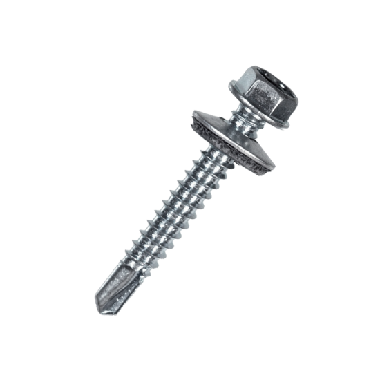 SELF DRILLING SCREW HEX HEAD & EPDM ?19 6.3x60 SELF DRILLING SCREW HEX HEAD & EPDM ?19 6.3x60