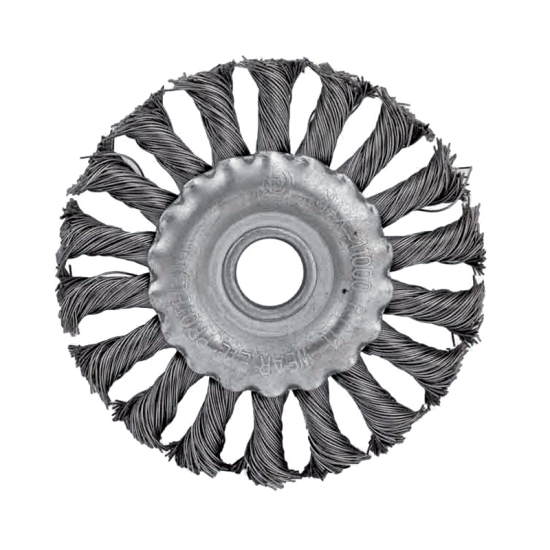 TWIST KNOT WIRE WHEEL BRUSH ANGLE GRIN D100mm TWIST KNOT WIRE WHEEL BRUSH ANGLE GRIN D100mm