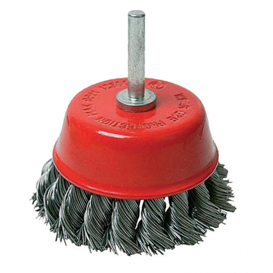 DRILL TWIST KNOT WIRE CUP BRUSH SHANK D75mm DRILL TWIST KNOT WIRE CUP BRUSH SHANK D75mm