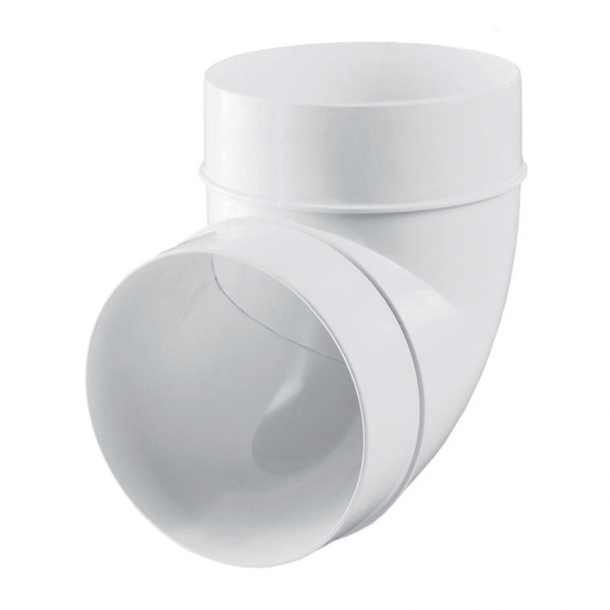 90° CONNECTING BEND FOR ROUND DUCTS D100mm 90° CONNECTING BEND FOR ROUND DUCTS D100mm