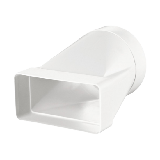ADAPTOR PLAT-ROTUND PVC 511 D100/55X110 /KS ADAPTOR PLAT-ROTUND PVC 511 D100/55X110 /KS