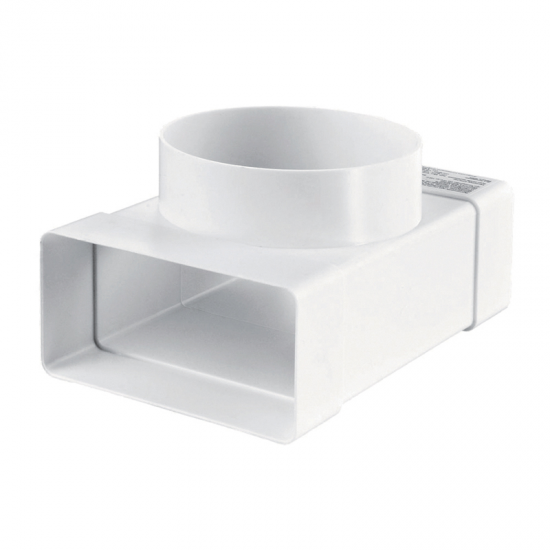 T-JOINT FOR FLAT & ROUND DUCTS 110x55mm T-JOINT FOR FLAT & ROUND DUCTS 110x55mm
